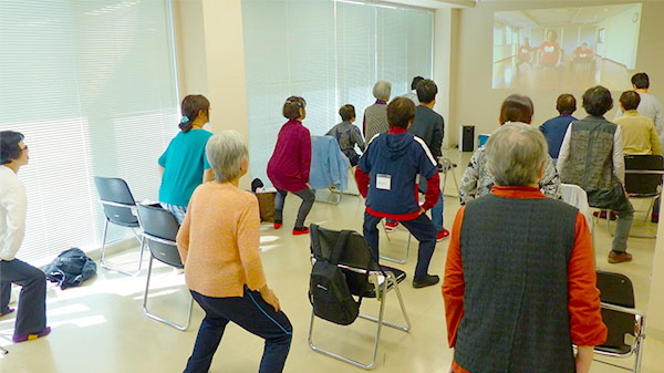 ダンスでリハビリ教室の様子