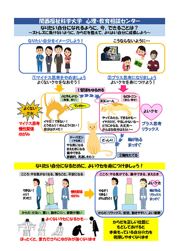 ストレス対処法(中・高・大学生を対象)