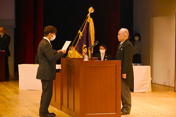 入学宣誓式の様子