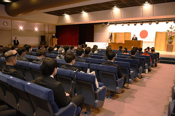 卒業証書学位記授与式の様子