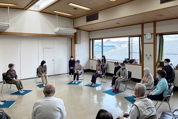 高齢者介護予防事業の様子